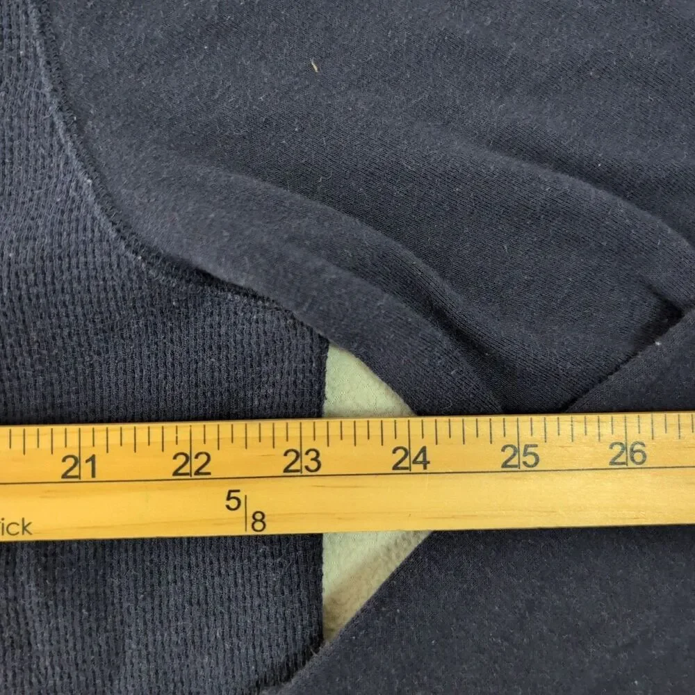 Lot of 2 Polo Ralph Lauren Mens XXL Thermal Waffle Knit Long Shirts Blue Gray